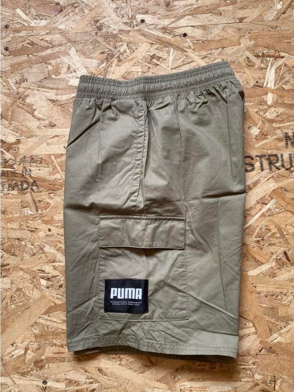 PUMA Men’s Olive Cargo Shorts